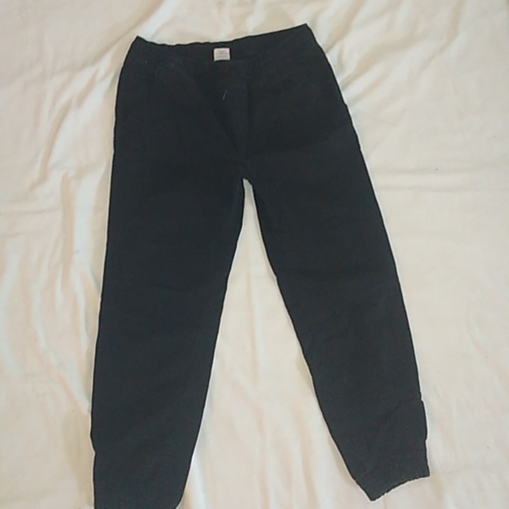 Boy's black drawstring pants size 10/12 husky